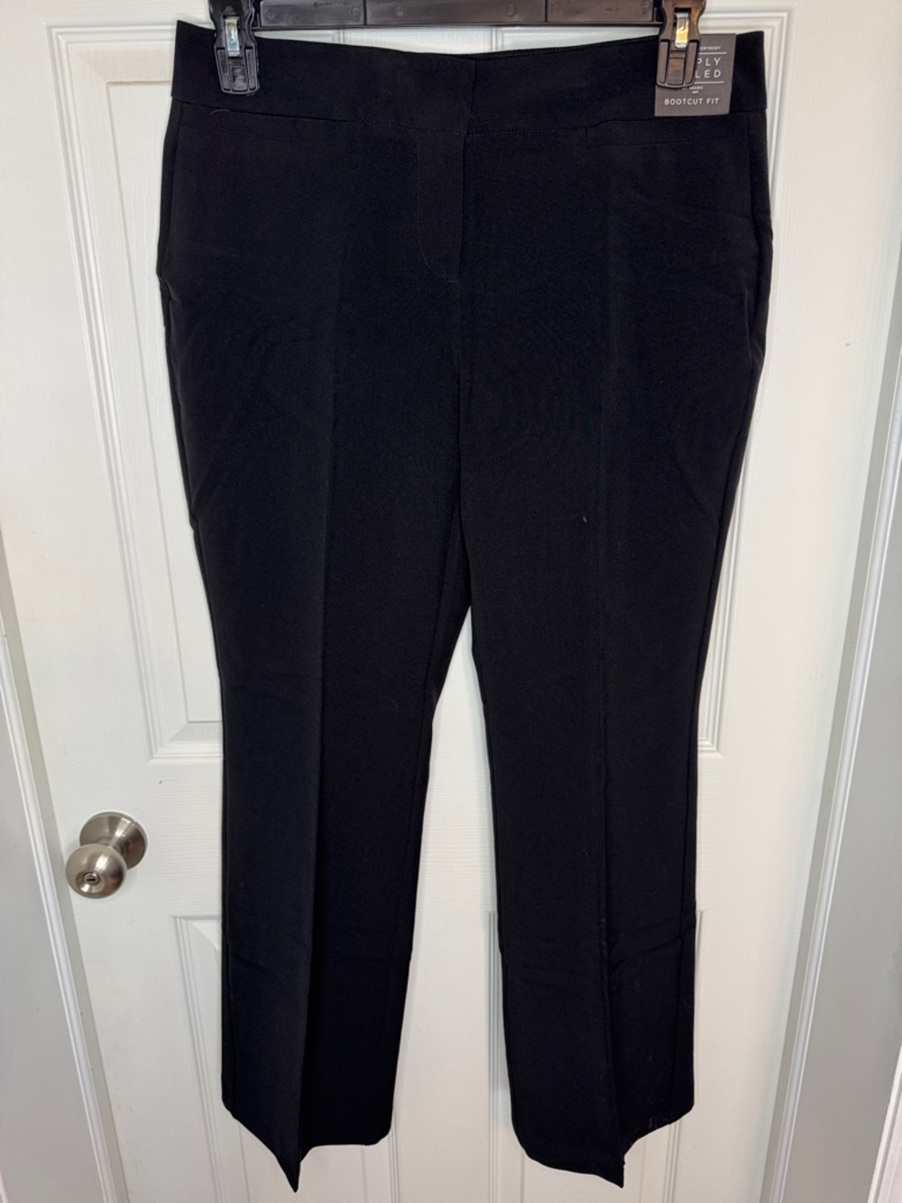 NWT Simply Styled Black Boot Cut Dress Pants